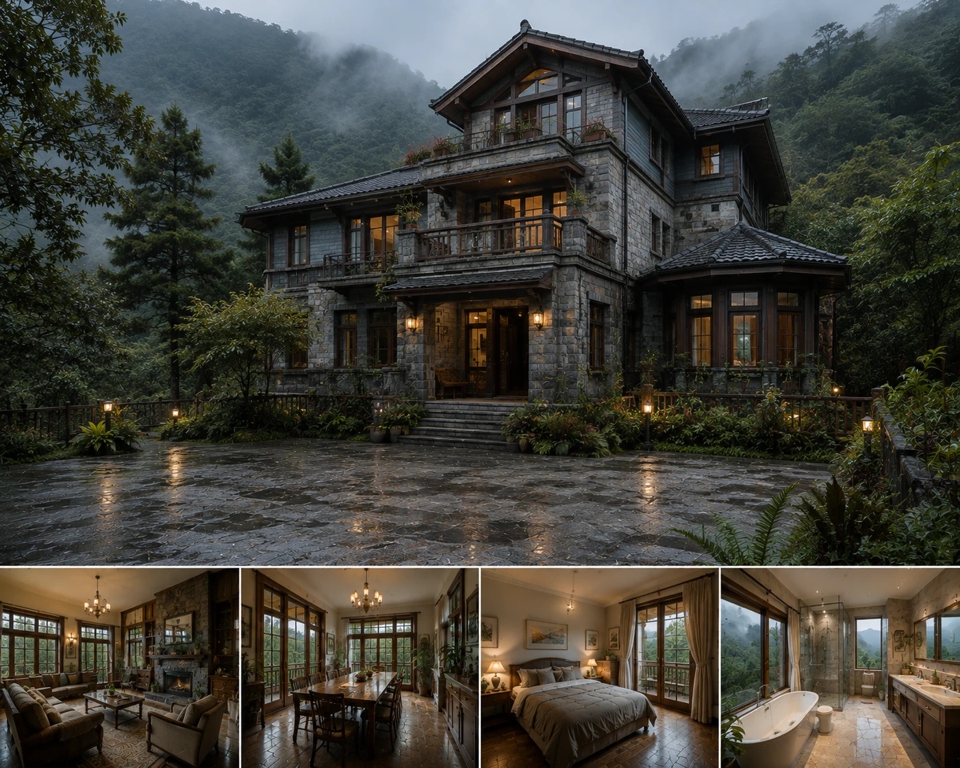 青石山居外觀